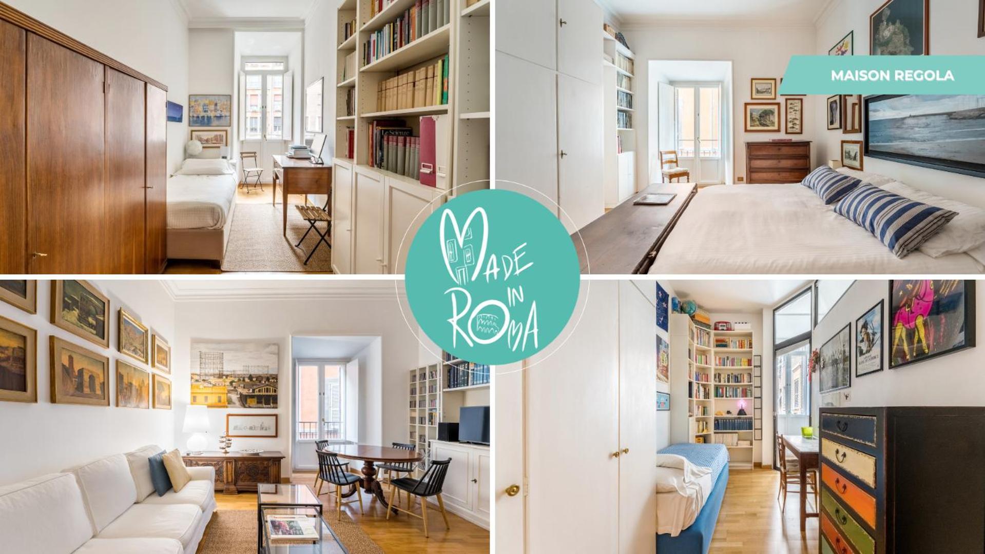 Maison Regola, Styilish Apt In Campo De Fiori Рим Екстериор снимка